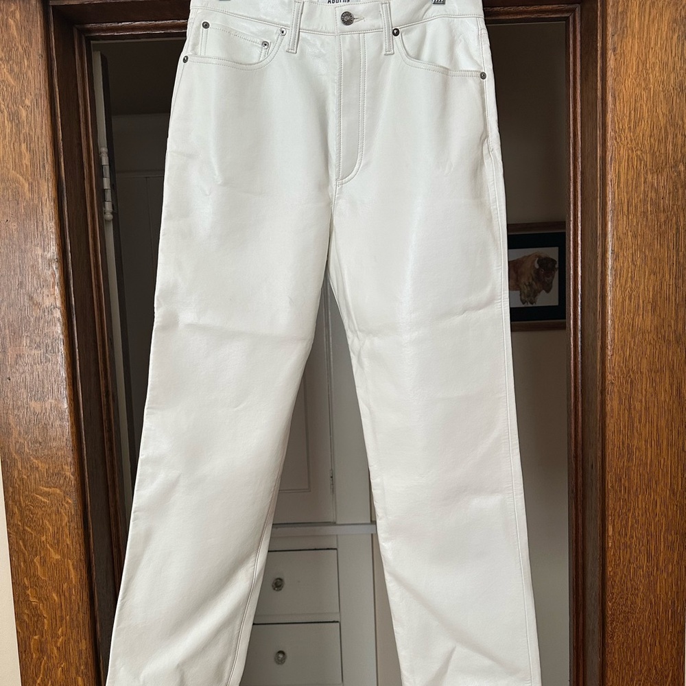 Agolde leather pants